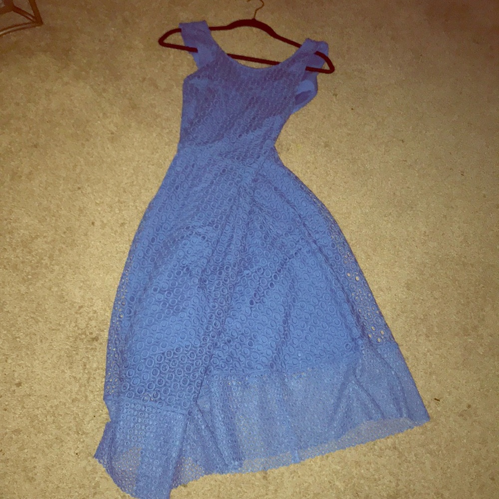 Stylish blue dress from Warehouse UK
